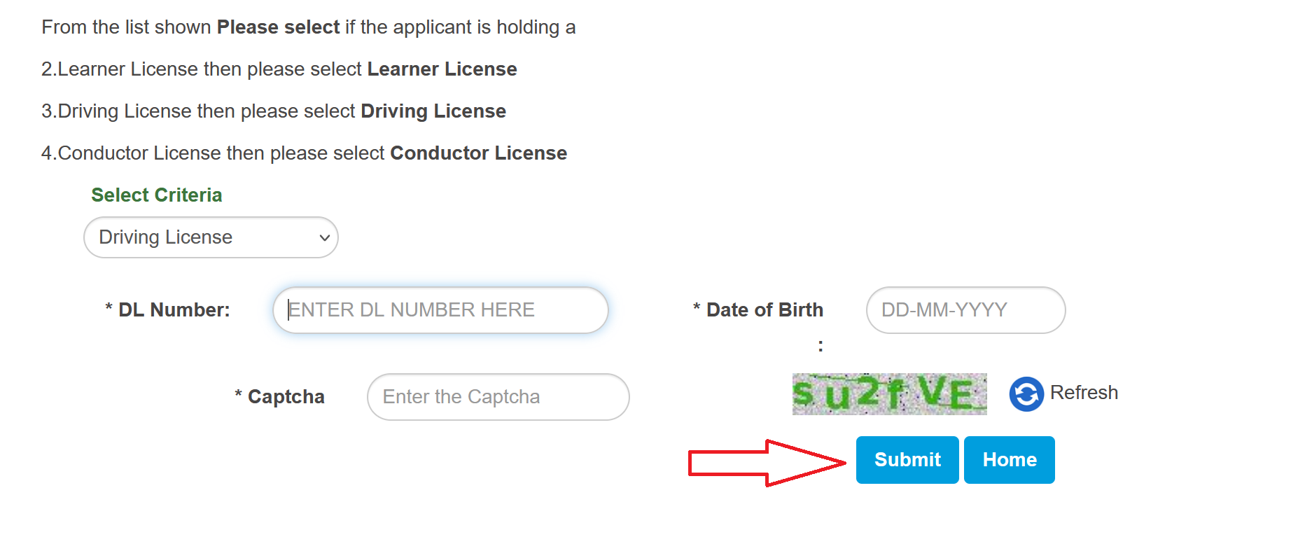 DL Mobile Number Update Online